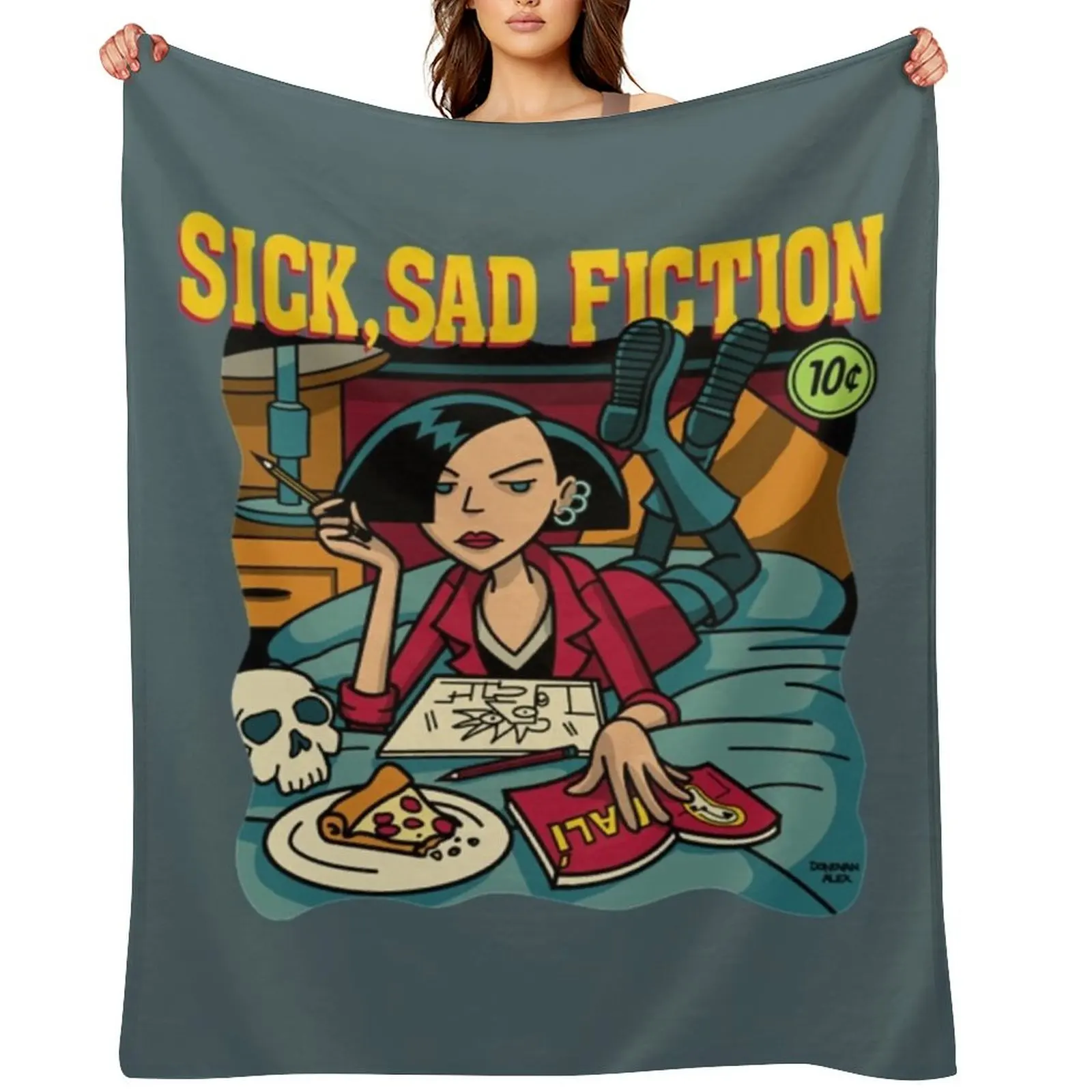 

Daria Sick Sad Fiction Throw Blanket sofa bed Vintage Blankets For Bed Beautifuls Blankets