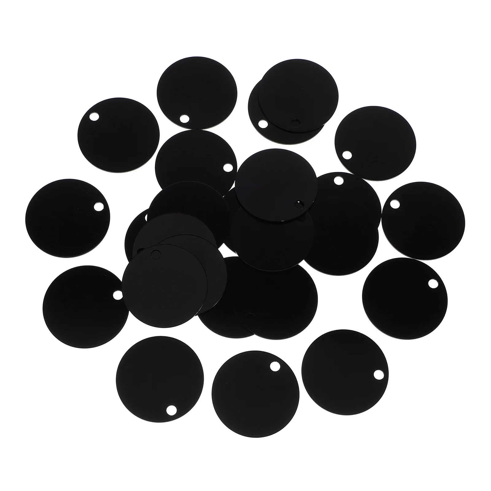 

25Pcs Aluminum Round Blank Tags DIY Engraving Pet Id Name Tags Dog Collar Pendants Unfinished Stamping Blanks Dog Tag Blank