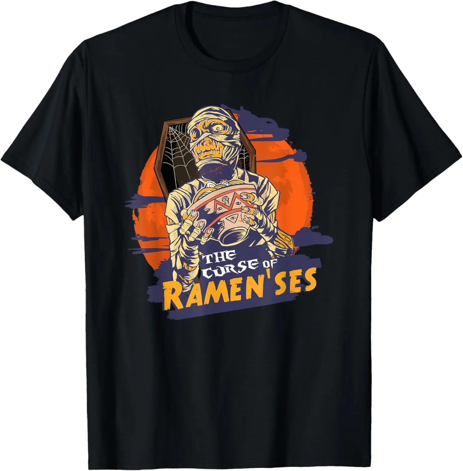 

Mummy Ramen Halloween Noodles Asian T-Shirt