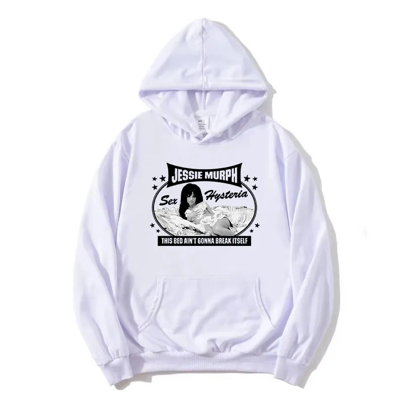 Jessie Murph Sex Hysteria Bed Hoodies Long Sleeve Fashion Female Sweatshirt Graphic Printing Pullovers Hooded Fleece Women Hoody