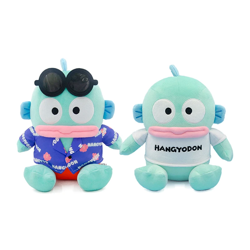 

Sanrio Hangyodon Plush Dolls T-shirts Style Stuffed Pillow Anime Figure Hanton Plush Toys Home Decor Birthday Gifts For Girls