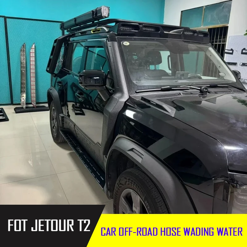 Fit for JETOUR Traveler T2 2023-2025 Auto Off-road Water Hoses Roof Air Intake Equipment Auto Water Wading Device Components