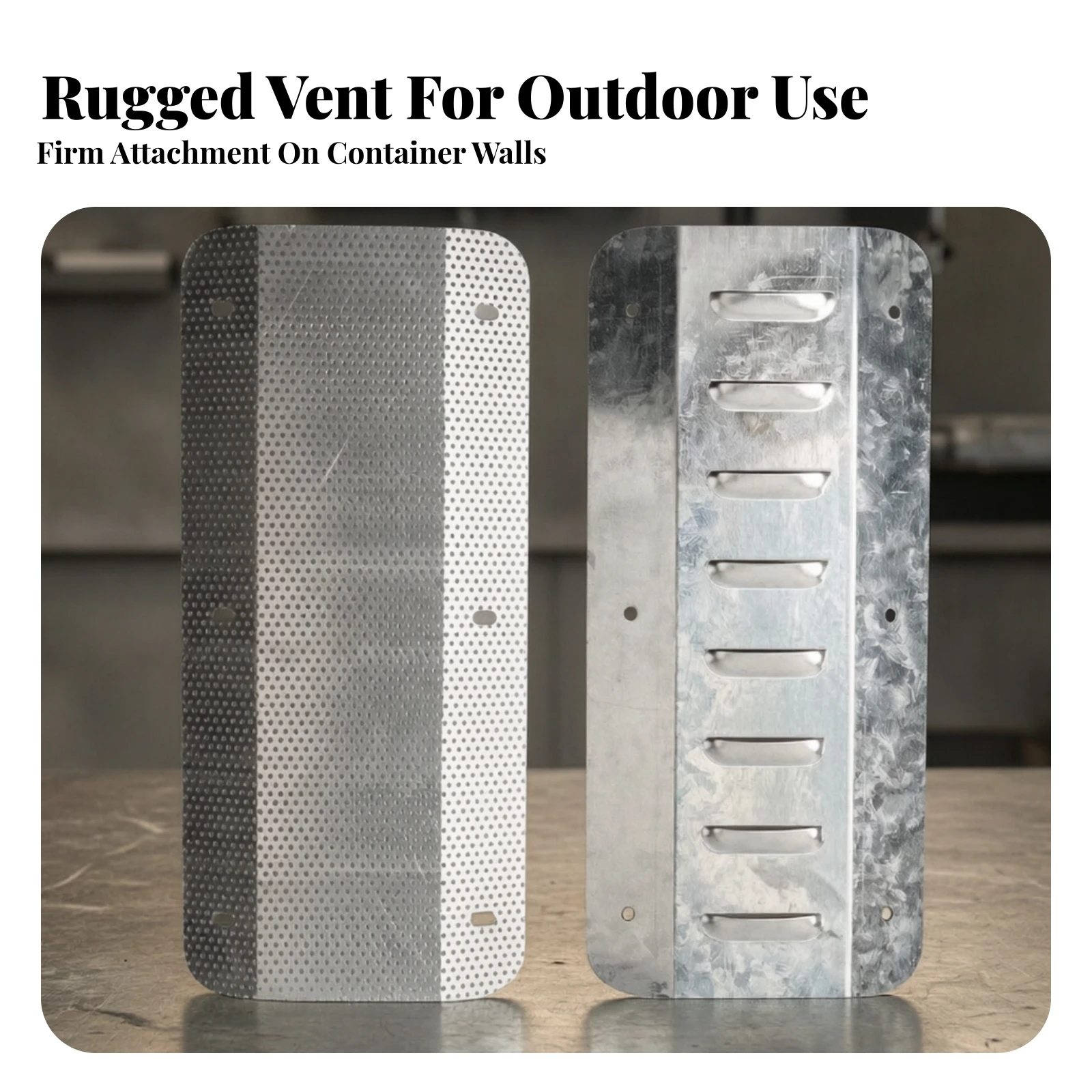 4 Pieces Shipping Container Vent with Metal Mesh Galvanized Shipping Container Vent Hardware Rust-Resistant Multi-Purpose