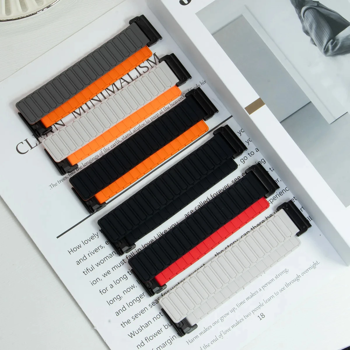 22 26 mm Quick Fit Silikonarmband für Garmin Fenix 8 47 mm/Fenix E/Fenix 6 Pro/6/7/7 Pro/5/5 Plus Band für Forerunner 965/955/945 – Detail 3