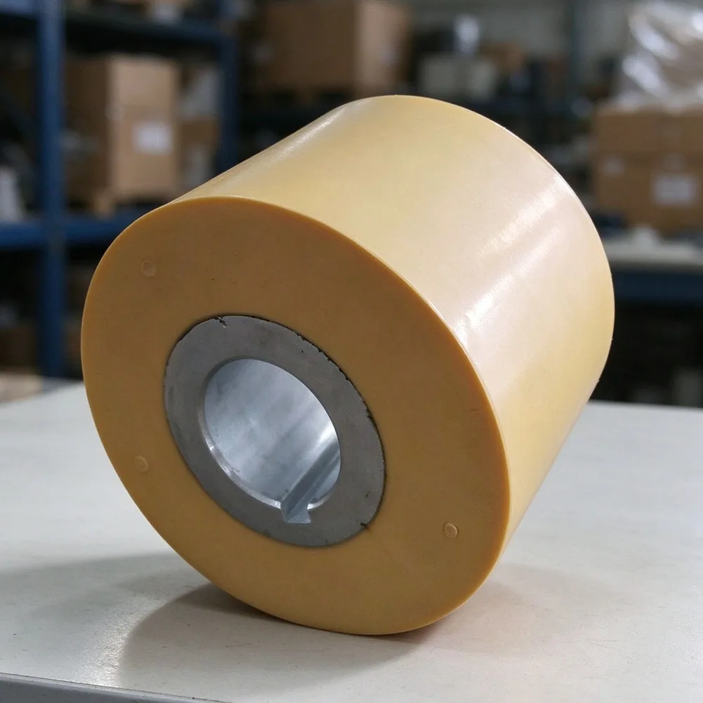 Rubber-Metal Feeder Roller for Woodworking Machinery Supporting High-Duty Cycles and Consistent Feed Performance