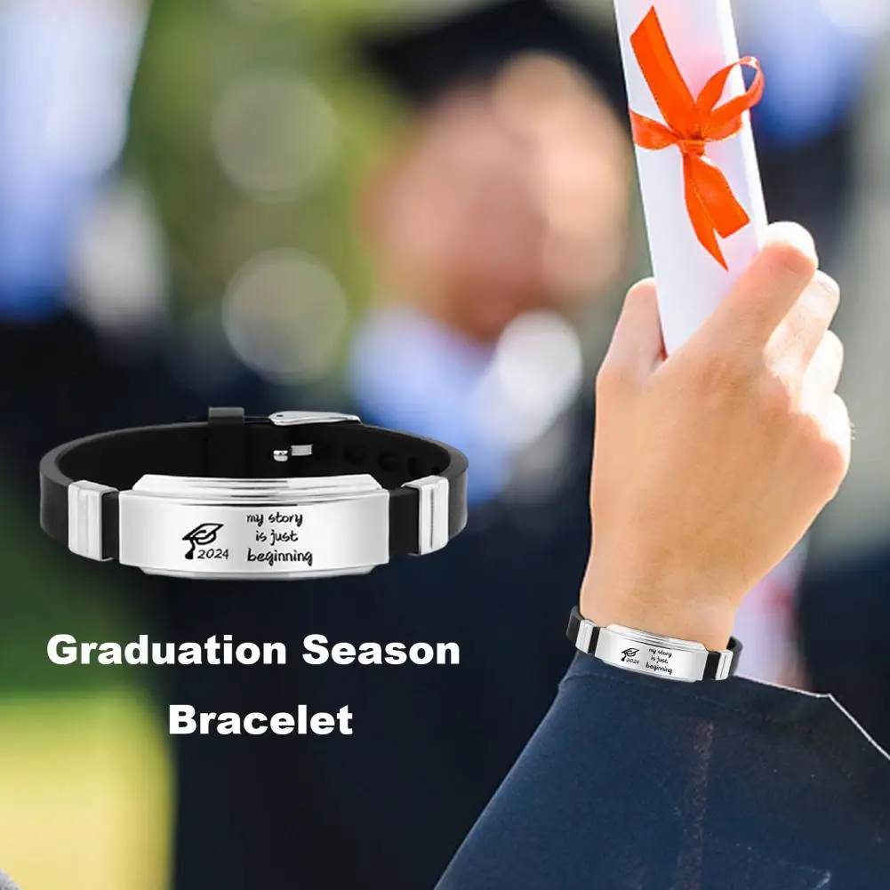 Graduation Gift for Her Inspirational Bracelet for Graduation 2024 Graduation Bracelet for Her Inspirational Memory Gift High