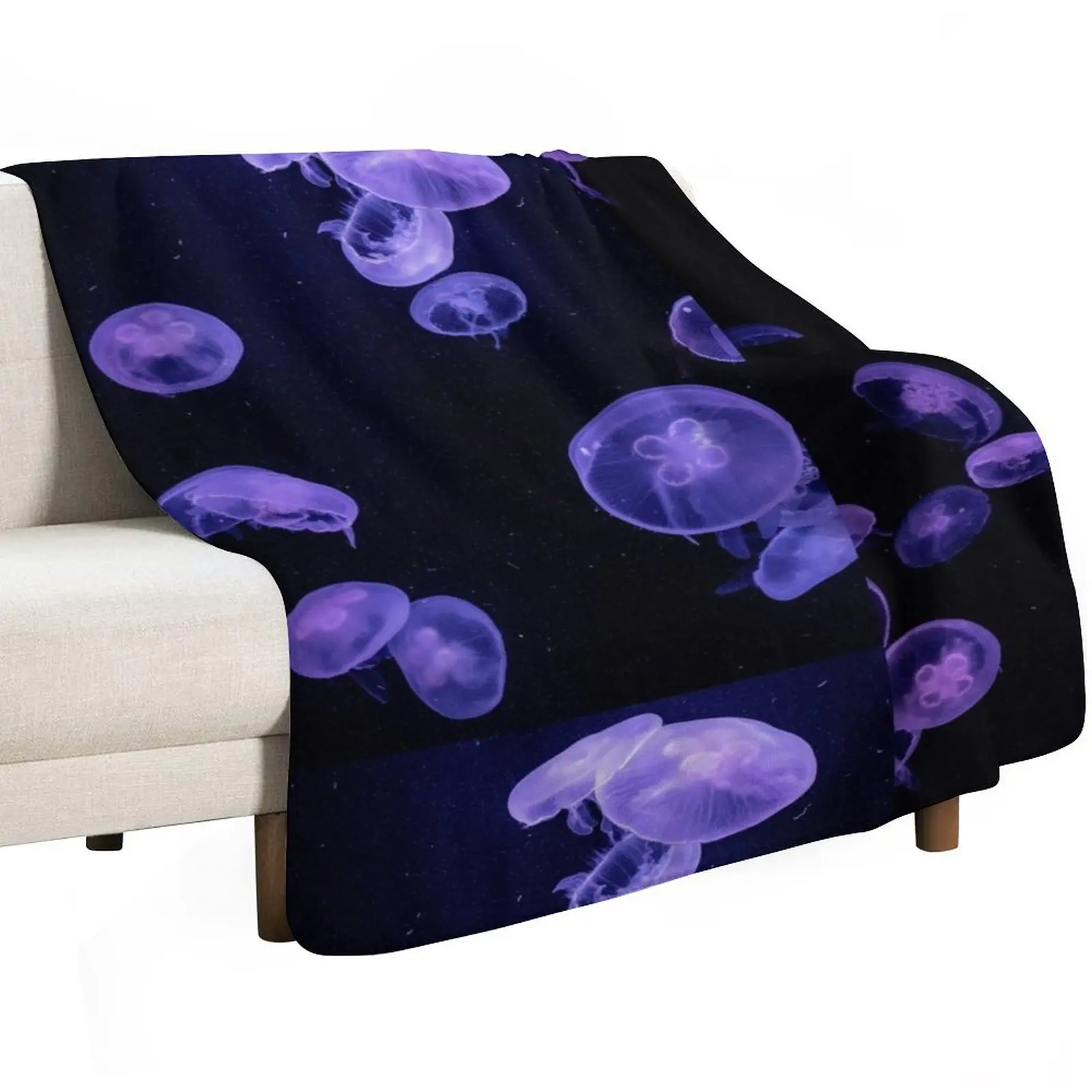 Jelly fish delight Throw Blanket Kid'S anime Designers Blankets For Baby wednesday funny gift Blankets