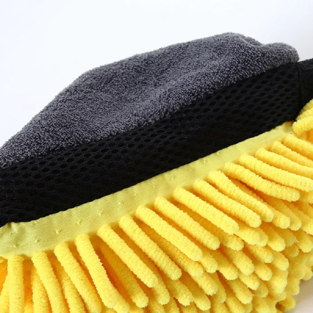 Car Wash Glove Coral Mitt Soft Anti-scratch for Car Wash and Cleaning Multifunction Thick Cleaning Glove Car Wax Detailing Brush