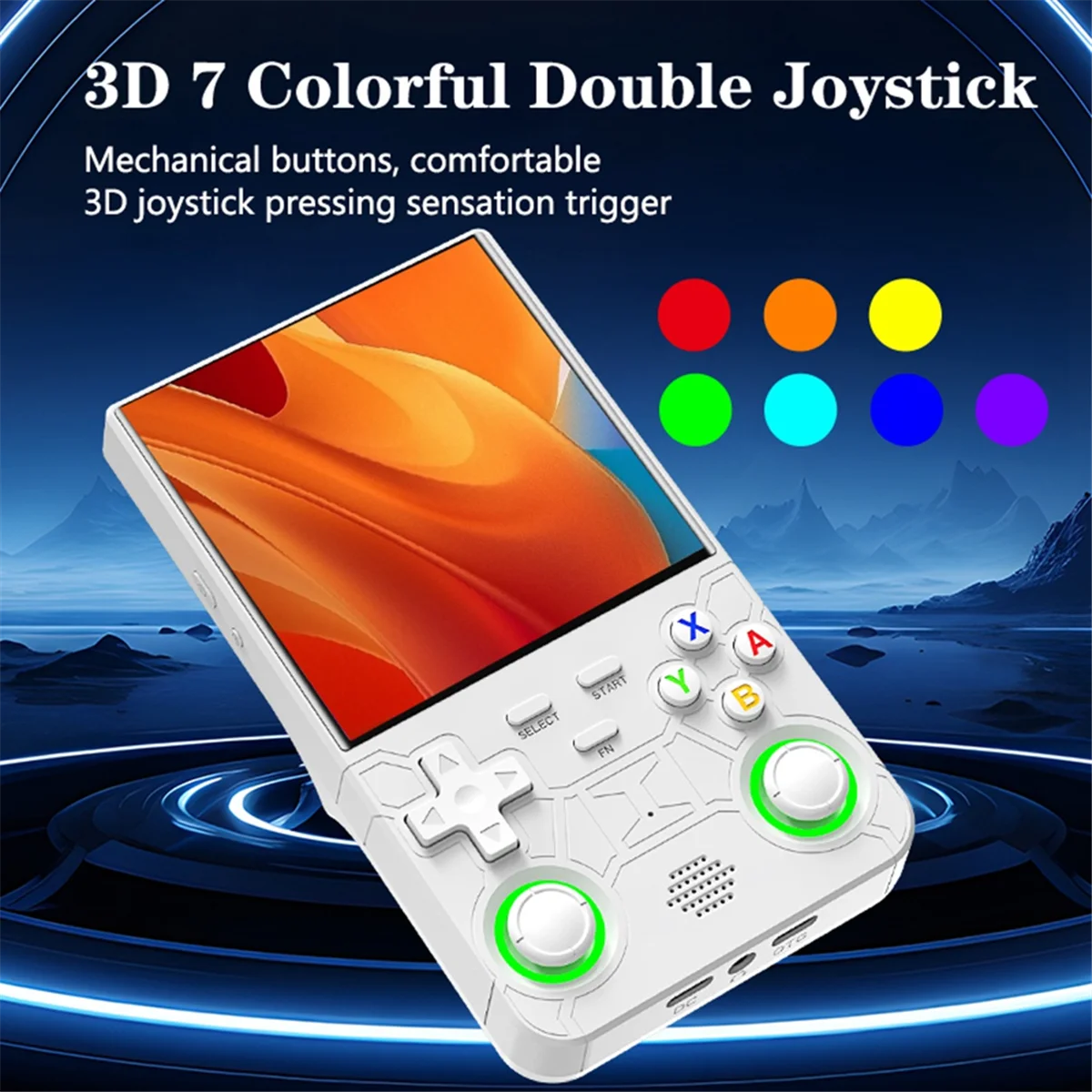 2025+R36 Ultra Retro Handheld Video Game Console 128GB 20000+ Games 4.0 Inch Screen 3D Joystick Linux Portable Game Player A