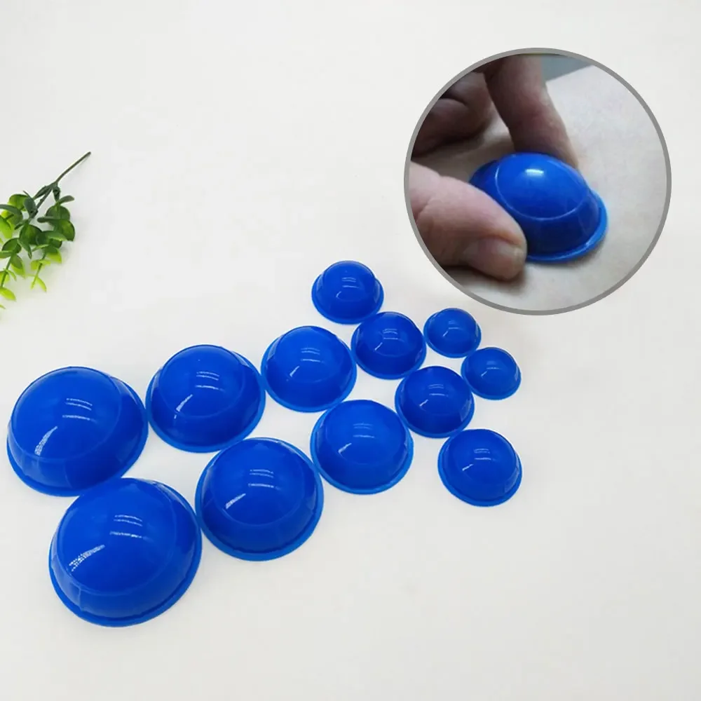

12PCS Silicone Suction Vacuum Cans Massage Suction Cup Full Body Vacuum Massager Suction Cup Set Chinese Cupping Health Care