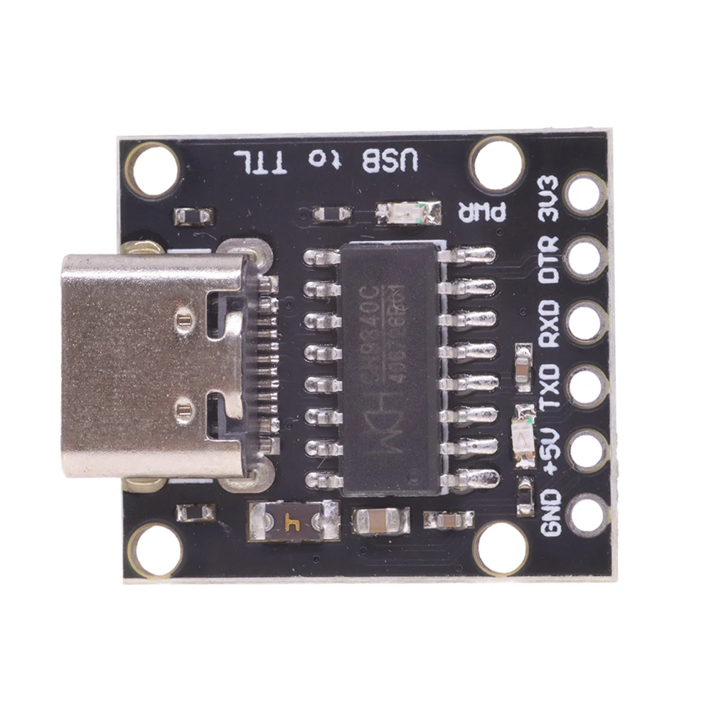 1 sztuk CH340E MSOP10 USB na TTL konwerter szeregowy, 5V/3.3V alternatywny moduł CH340G TYPE-C interfejs dla Arduino Pro Mini