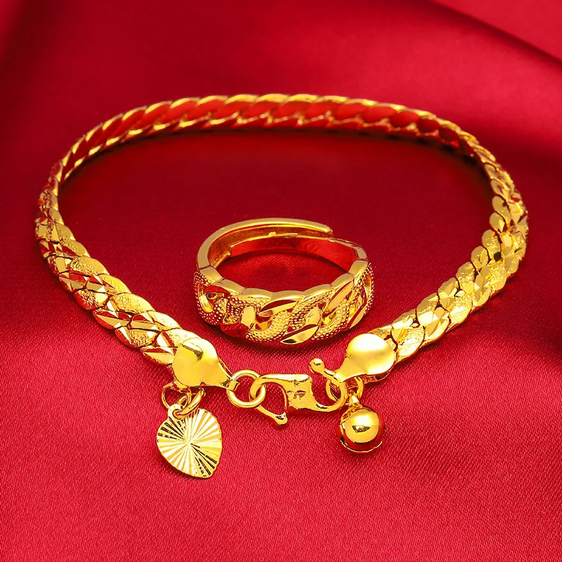 

24K Gold Twisted Bracelet | AU999 Pure Gold, double-twist pattern, mirror finish, delicate & versatile for daily layering