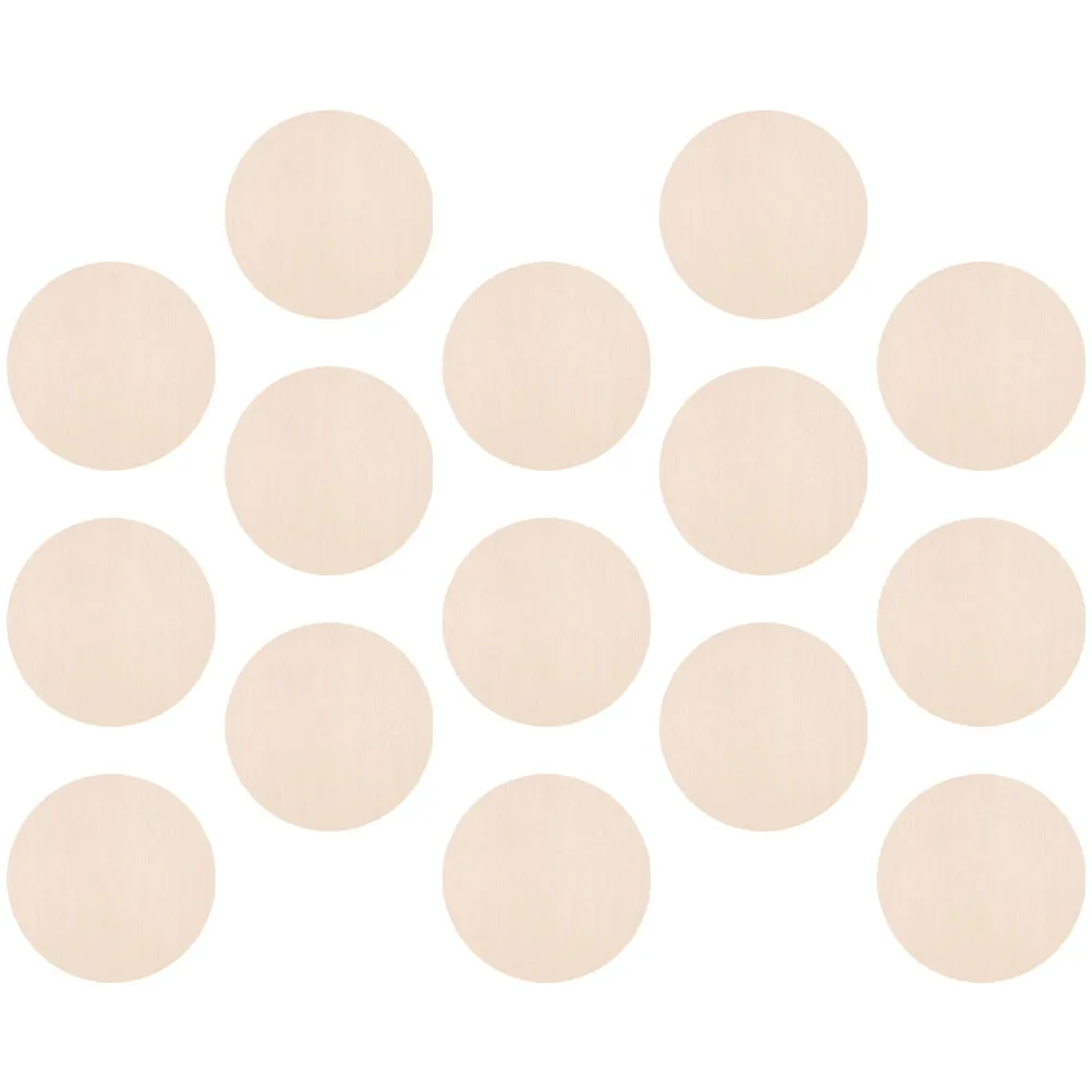 15 قطعة شرائح خشبية مستديرة لم تنته الحور الطبيعي لتقوم بها بنفسك الحرفية ديكور للرسم مشاريع الزفاف المنزل أقراص القواطع الفارغة #4