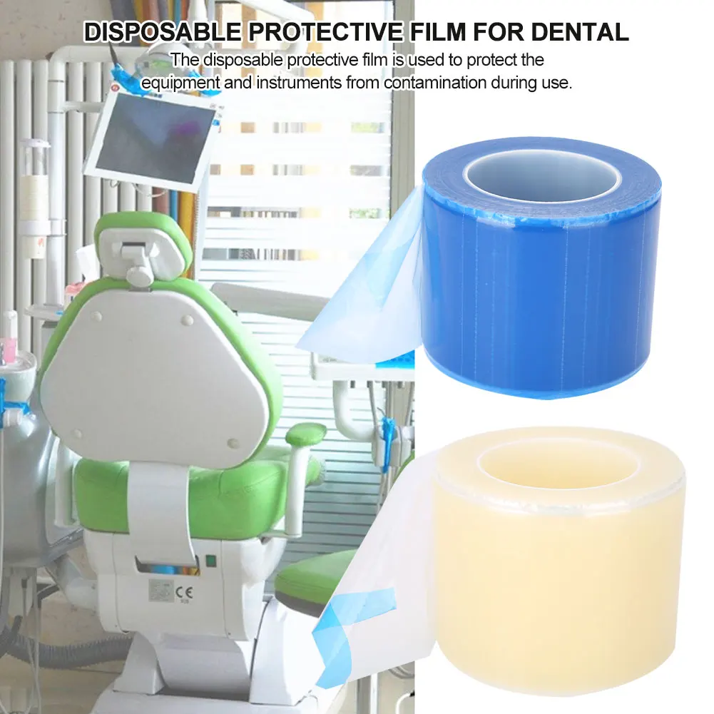 Disposable Waterproof Antibacterial Protective Film For Dental Materials Barrier Film Sticky Wrap Protect Equipment Instruments