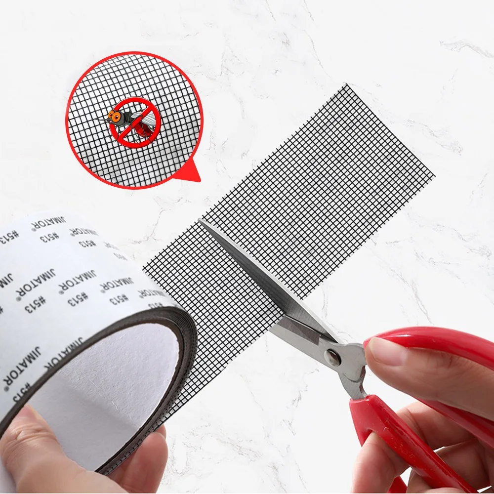 Self Adhesive Window Mosquito Net Repair Tape Window Screen Repair Patch Strong Anti-Insect Fly Mesh Broken Holes Repair Tools