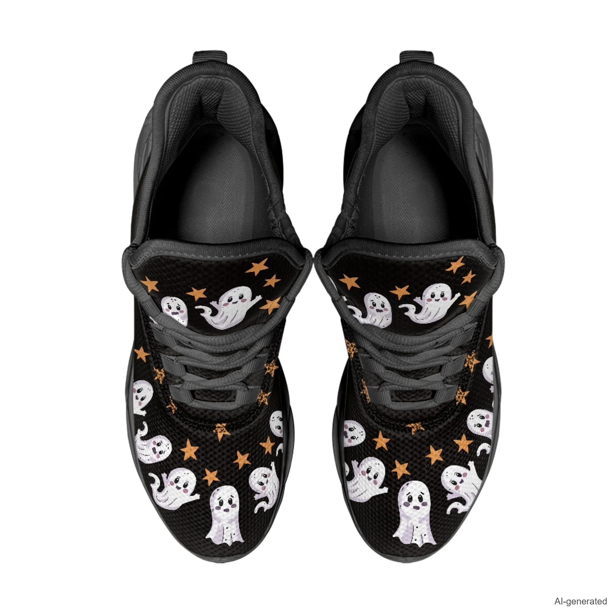 XIXIRIMIDO Max Soul Shoes Halloween Ghost Print Running Shoes for Men Casual Fashion Women Snakers Walking Shoes 35-48