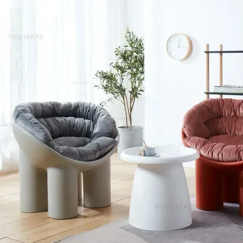 Nordic Designer Living Room Chairs Home Furniture Elephant Leg