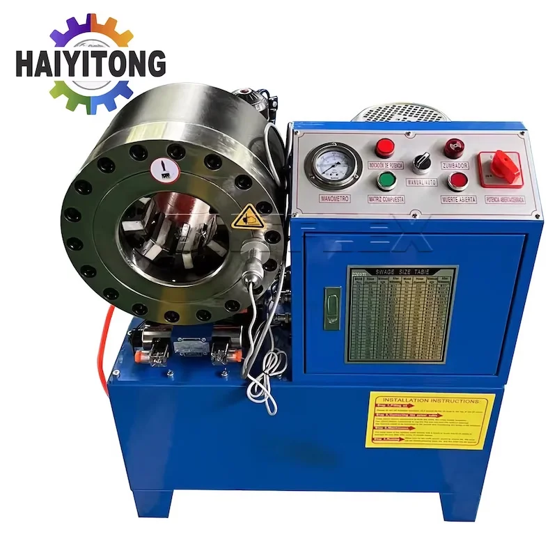 

Промышленный гидравлический обжимной станок для шлангов BNT68 с 12 комплектами матриц, эффективный для производства резиновых изделий