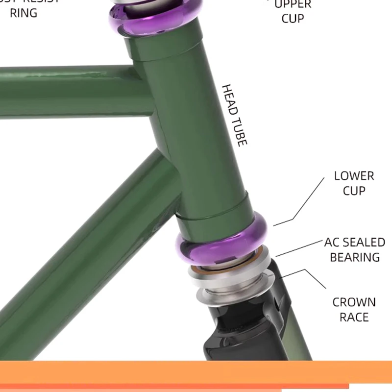 

Велосипедная гарнитура SILVEROCK из сплава, полуинжелированная, 34 мм, подшипник 28,6 мм для классического велосипеда Minivelo, стальная мини-гарнитура для шоссейного велосипеда Velo