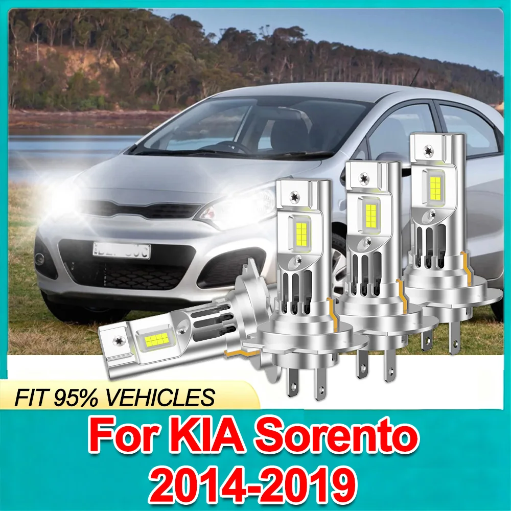 

Для KIA Sorento 2014-2019 H7 комбинированные лампы дальнего/ближнего света, супер яркие, 6000K, IP68, водонепроницаемые, адаптер не требуется, настоящий 1:1, мини-размер