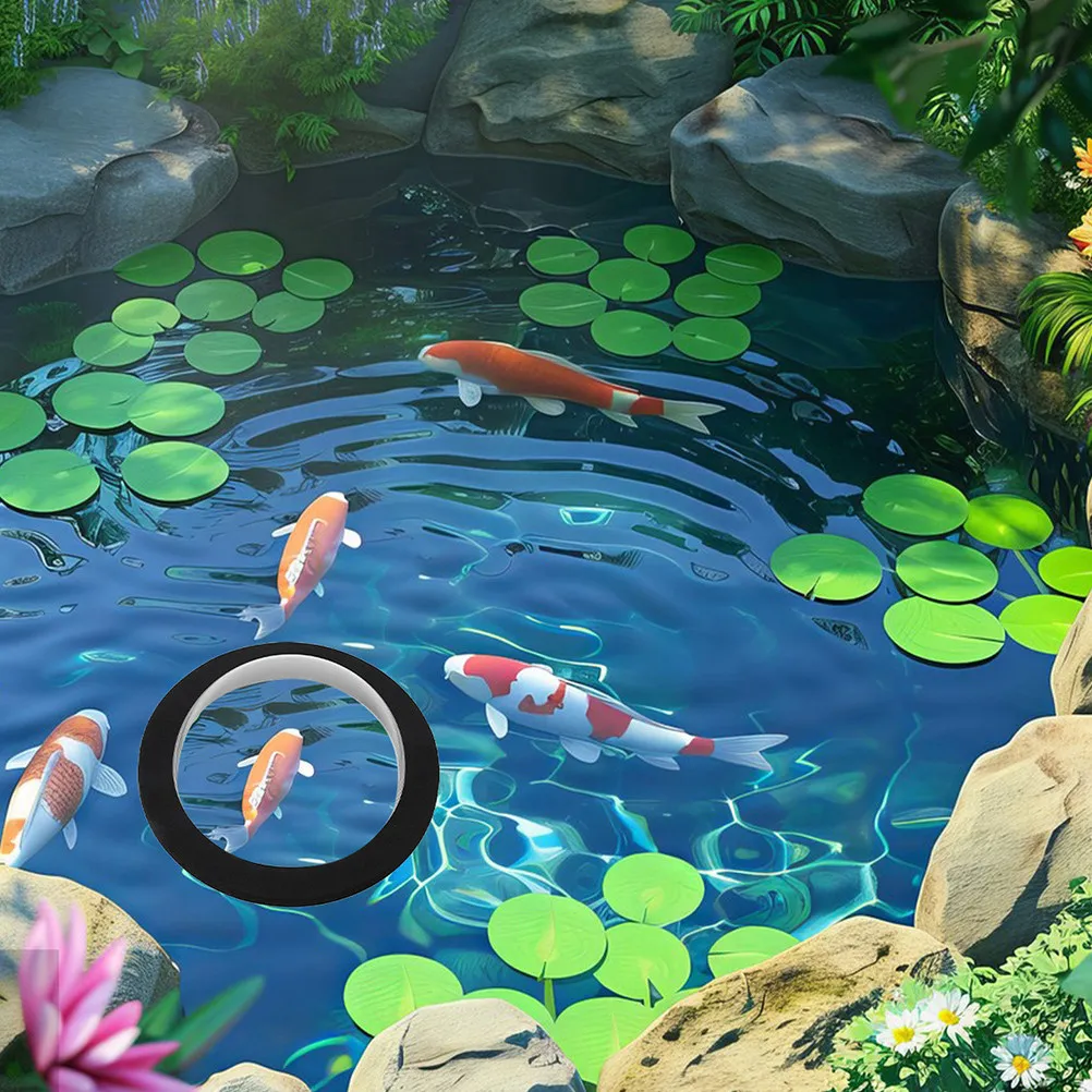 2Pcs Outdoor Fish Pond Cover Floating Acrylic Fish Dome for Garden Ponds Water Features Dog Fence Window Pet Eye Level Viewing