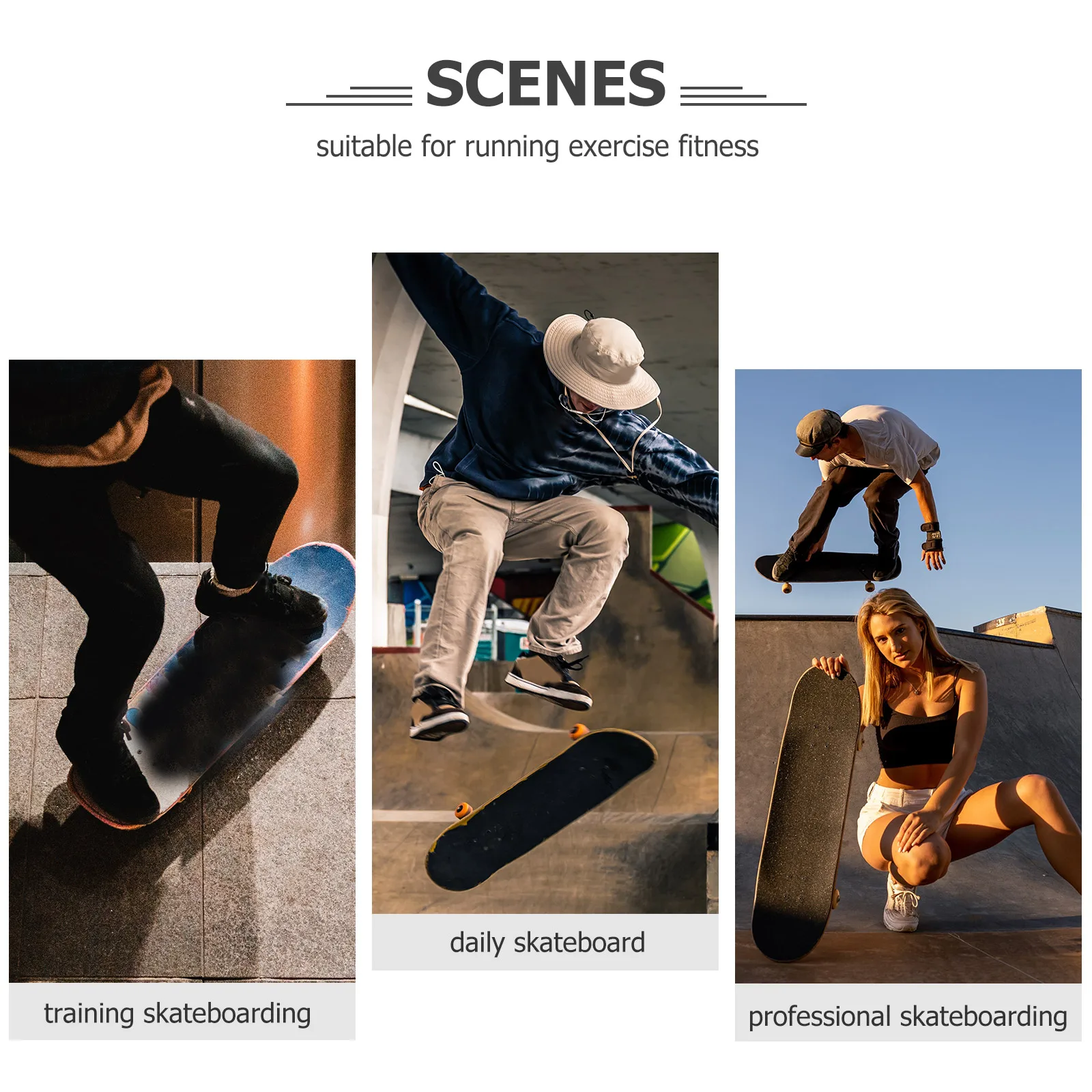 

Skateboard Grip Tape Cuttable Wear-Resistant Self-Adhesive Anti-Slip Sheet For Surfboard Decoration Skateboard Accessories