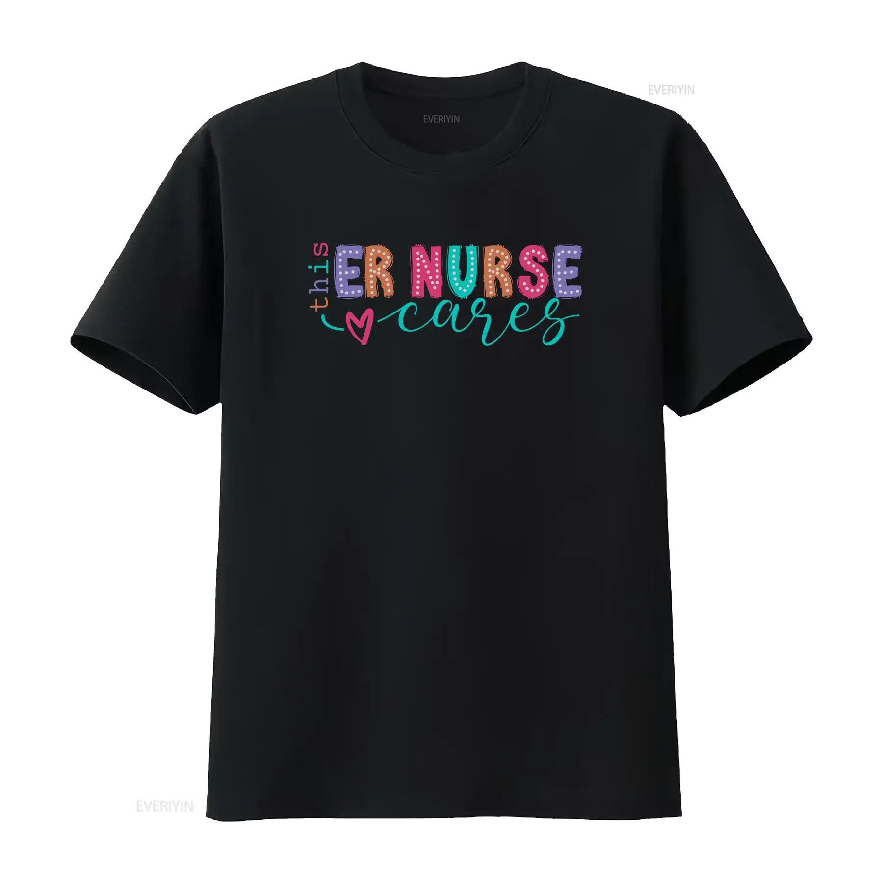 ER Dept Nurse T Shirt Colorful Emergency Department Room rn Appreciation ED Nursing for Nurses vintage Washed streetwear