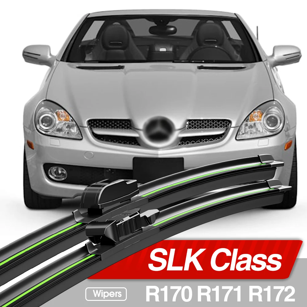 For Mercedes Benz SLK Class R170 R171 R172 1996-2016 Front Windshield Wiper Blades 2pcs Windscreen Window Accessories 2005 2012