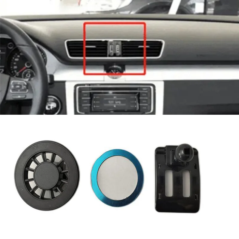 

1Set ABS Material For 2015 2016 Volkswagen VW Passat B7 Special Car Magnetic Phone Holder Fixed Bracket Stand Mobile