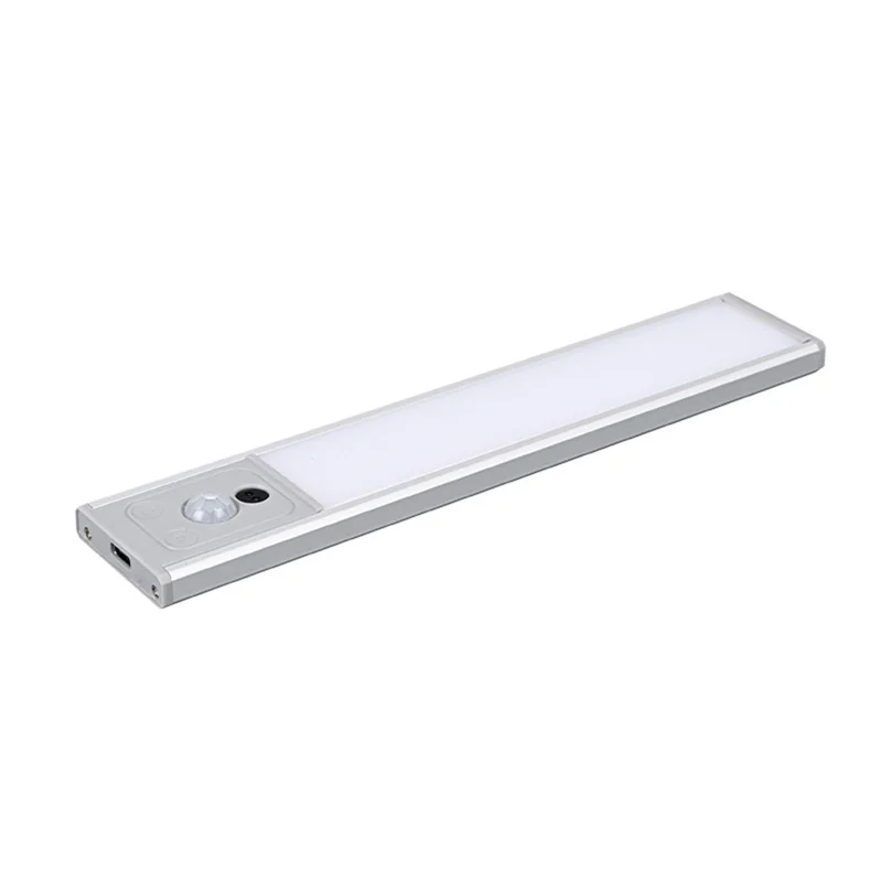 124LED أضواء استشعار الحركة درجات الحرارة الداخلية عكس الضوء تحت إضاءة الخزانة القابلة لإعادة الشحن أضواء الخزانة اللاسلكية ضوء الليل دائم