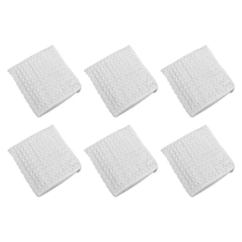 Soft Microfibre Dish Cloths 30x30cm High Absorbency Cleaning Rags For Kitchen Washing Up Bathroom Glass Car Supplies