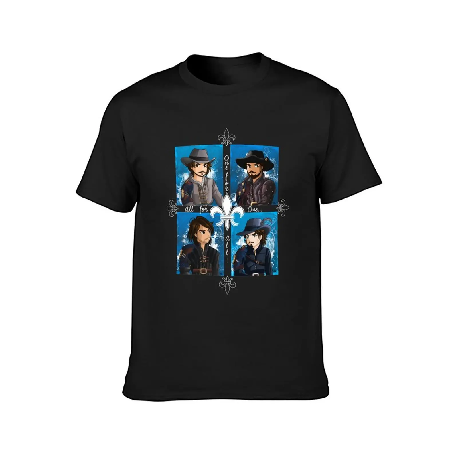 The Musketeers season 3 T-Shirt customizeds summer tops mens cotton t shirts