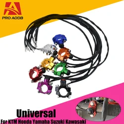 Universal CNC Start Kill Switch Engine ON OFF Button For KTM HONDA YAMAHA YZF WRF EXC XCF CRF 230F 125-530 Motorcycle Dirt Bike