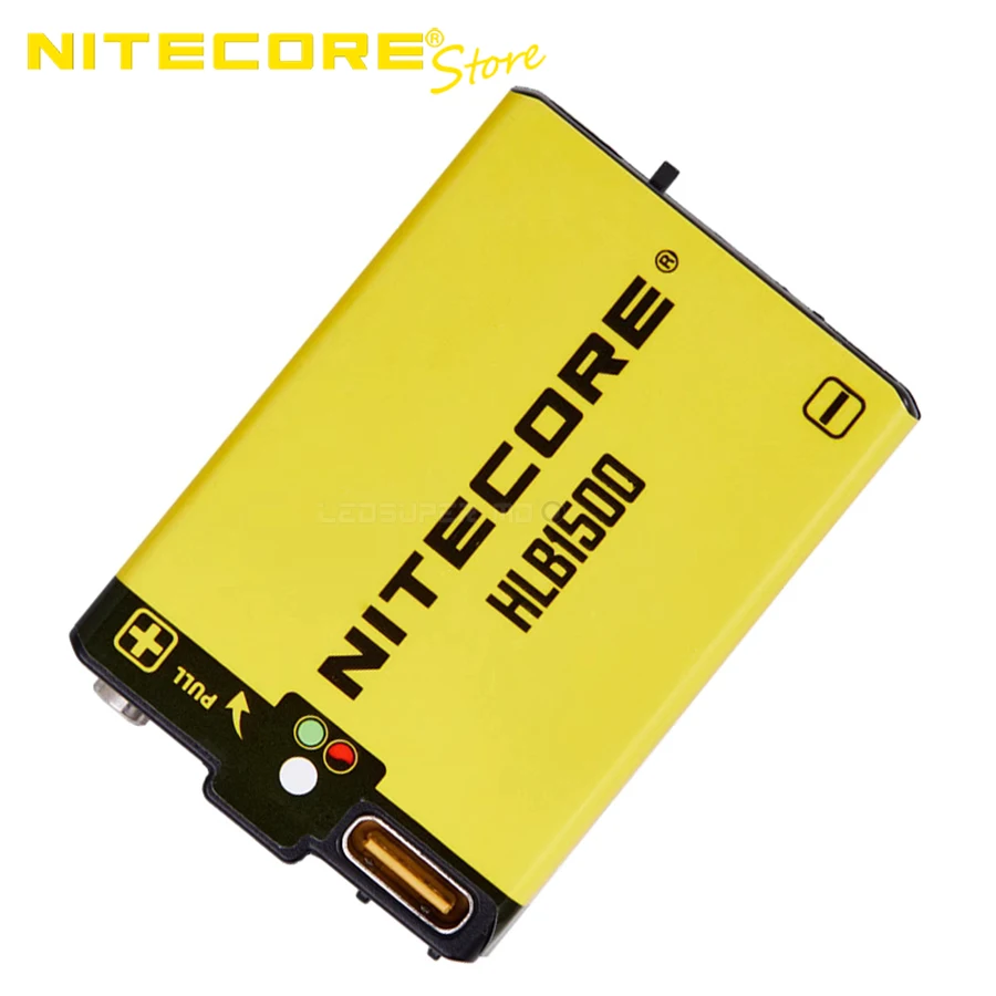 Original NITECORE HLB1500 1500mAh USB-C Rechargeable Li-ion Battery Pack for Headlamps UT27 & HA13 & HA23 UHE