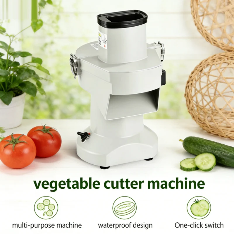 Electric Automatic Carrot Onion Vegetable Cutter Slicer Shredder Dicer for Melon and Fruit Commercial Small Potato Chopper