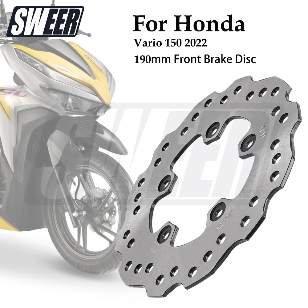 

Motorcycle Front Brake Float Disc Caliper 5 Hole Suitable For HONDA Vario 150 2020-2022 Original Replace 190MM Disc Brake Pad