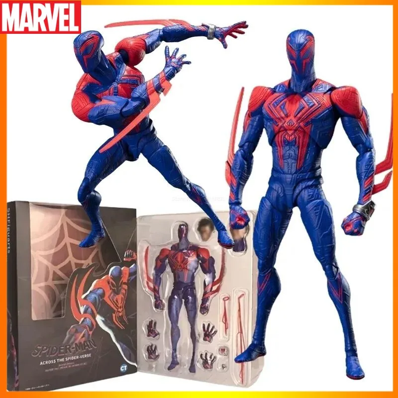 Anime Spider-Man Across The Spider-Verse Part One S.H.Figuarts Spiderman 2099 Action Figure Shf Miguel O'Hara Model Gift Toys