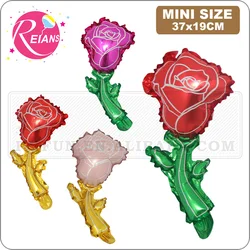 Mini Rose Balloons Balloon Flower Shaped Foil Balloons Floral Balloons Mothers Day Valentines Day Birthday Wedding Decoration