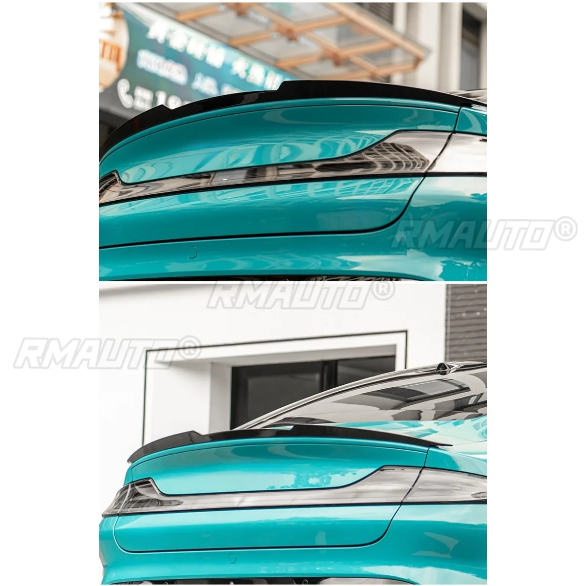 ل Xiaomi SU7 الملحقات الخارجية سيارة الخلفي سبويلر الجناح الجذع المفسد الجذع الجناح سقف المفسد الخلفي سقف الجناح الذقن طقم الجسم