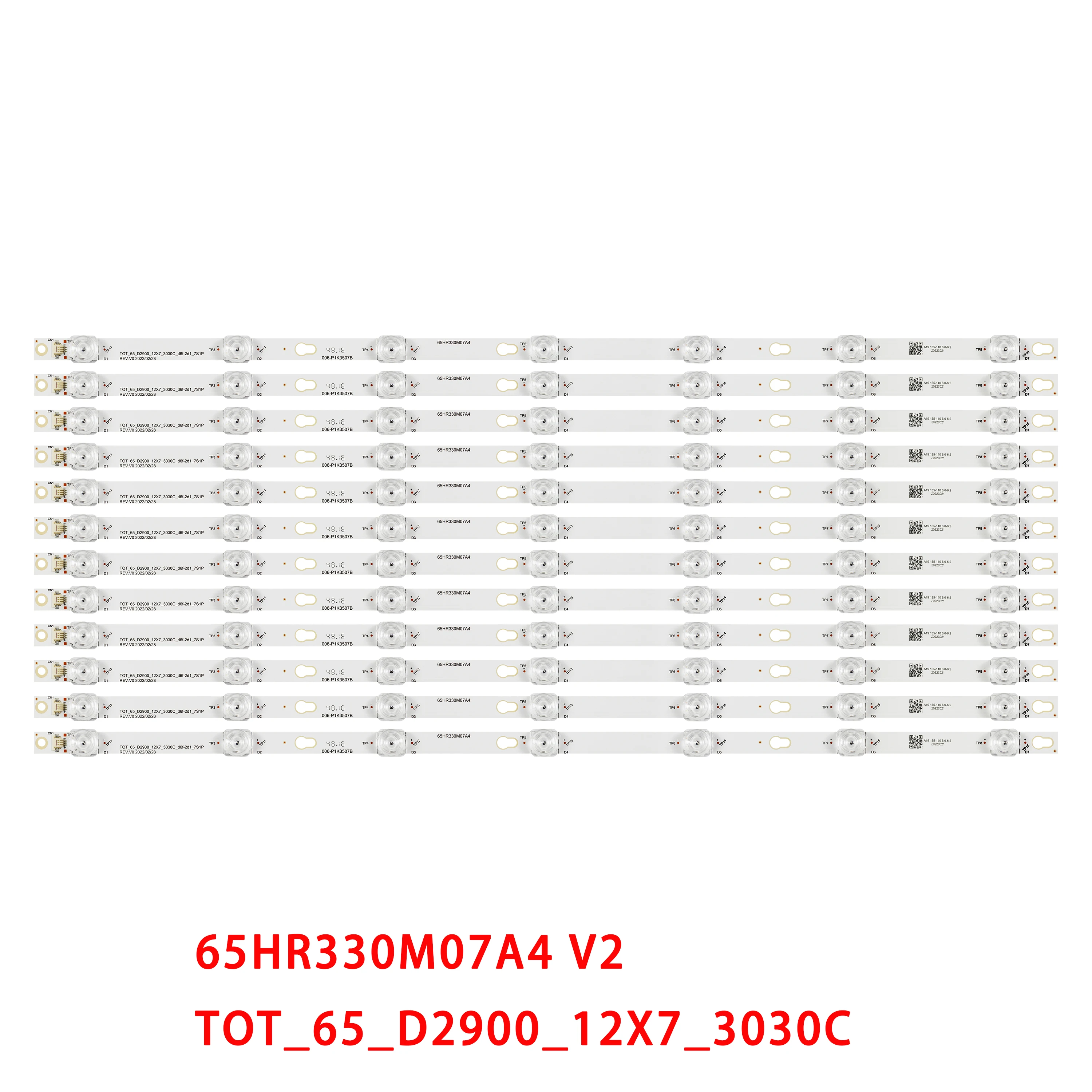 LED Backlight (12)For Thomson 65UC6306 65UC6406 TCL 65S405TAAA 65D2900 L65P2US TOT_65_D2900 65HR330M07A4 V2 YHF-4C-LB6507-YH01