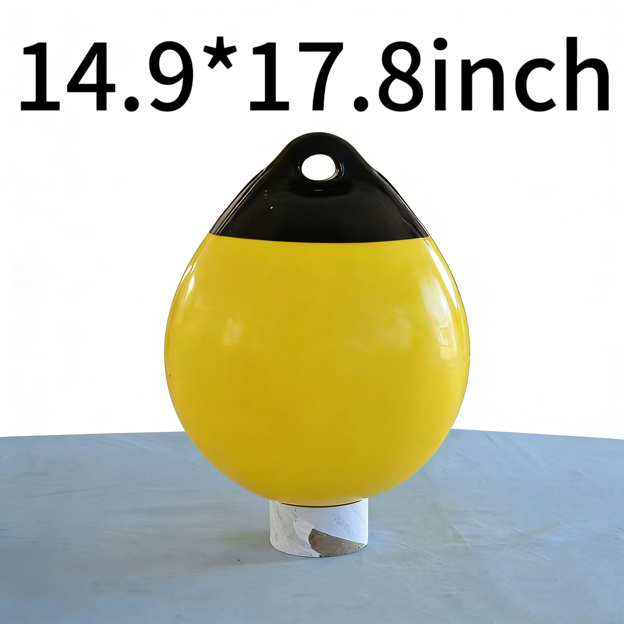 

A38 14.9x17.8 дюймов, сверхпрочный ПВХ-кранцевый буфер-буй для яхт, рыбалки, морского транспорта и швартовки