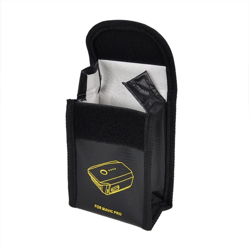 Lithium Battery Explosion Proof Bag LI-PO Safe Bag For RC Models Safe Charging Pouch 115*95*64mm Batteries Safe Charging Storage