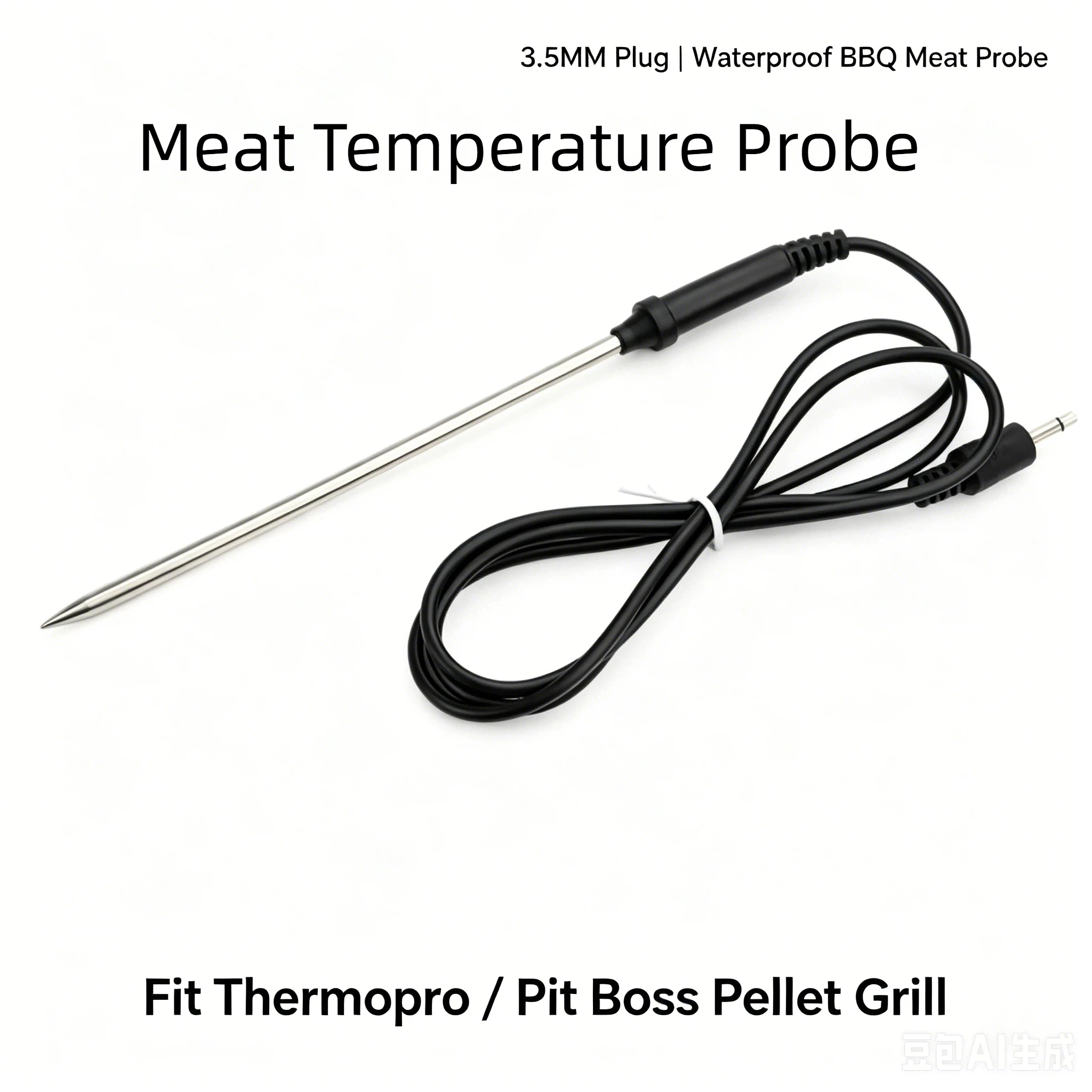 Replacement Thermopro Probe Waterproof Thermometer Hybrid Probe Remote Digital Cooking Food Meat Stainless Steel Probe