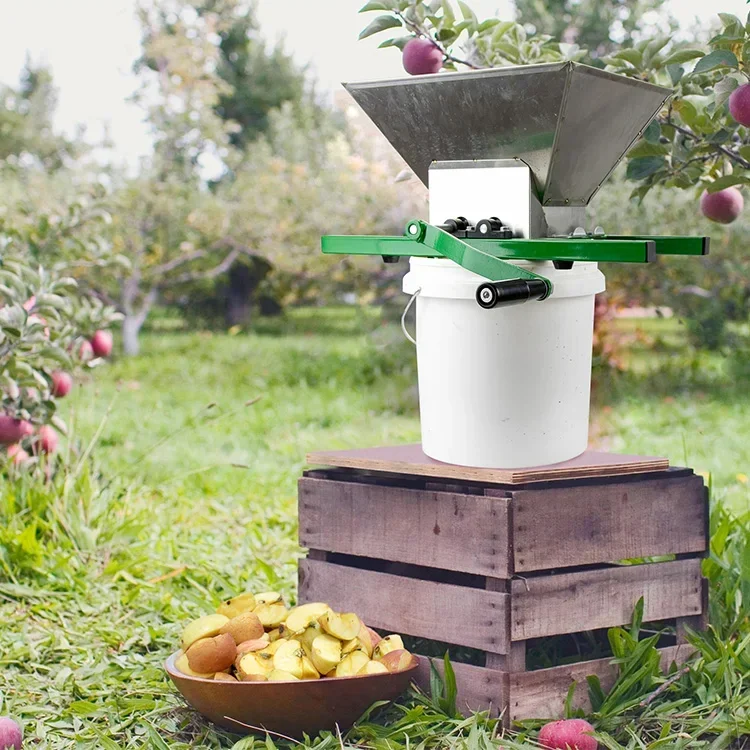 7 Liter Fruit and Vegetable Crusher Apple Crusher Stainless Steel Manual Grape Peeling Multi-function Crushing Equipment