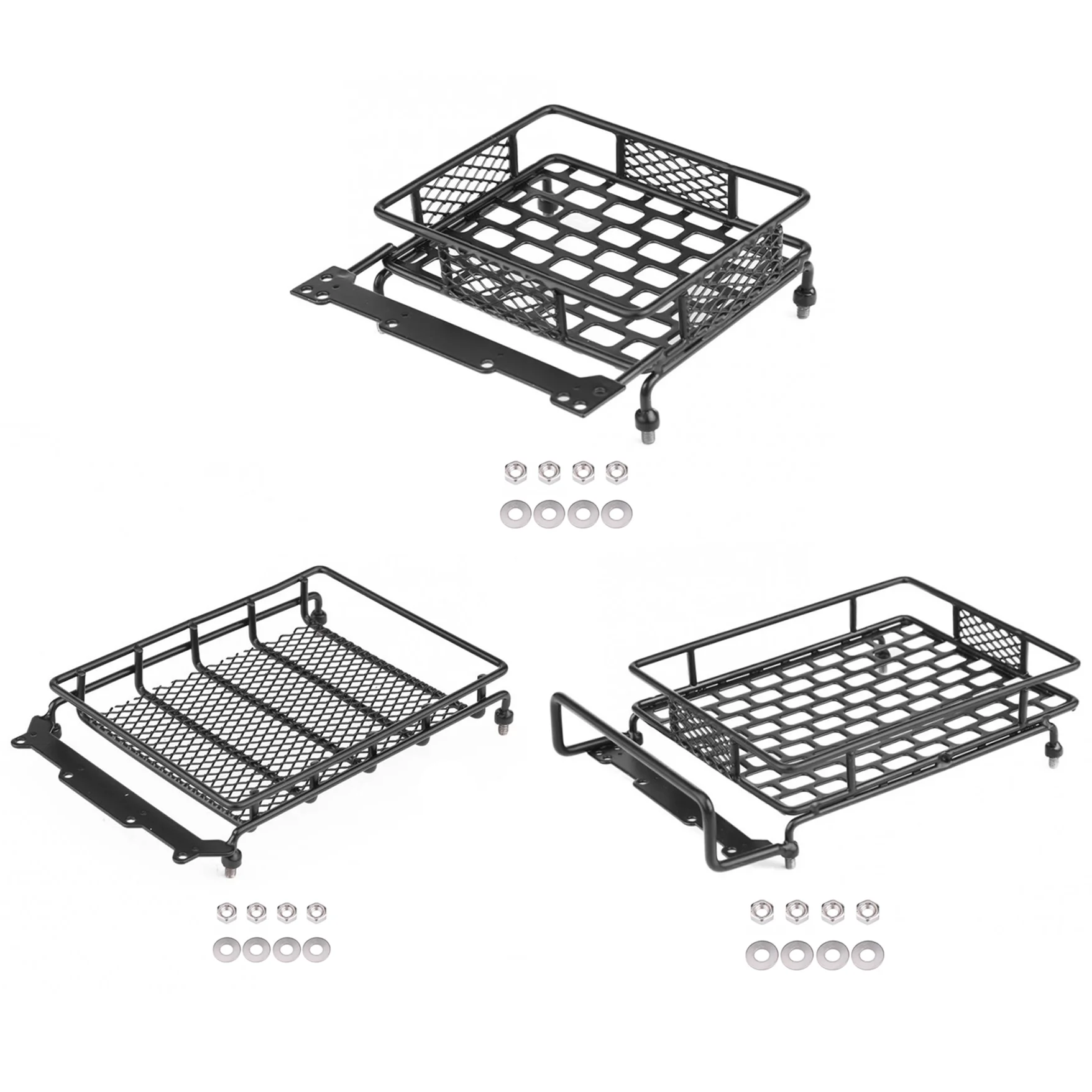 3 Size Metal Luggage Carrier Roof Rack for Axial SCX10 Traxxas TRX4 RC4WD D90 Tamiya CC01 1/10 RC Crawler Car Upgrade Parts