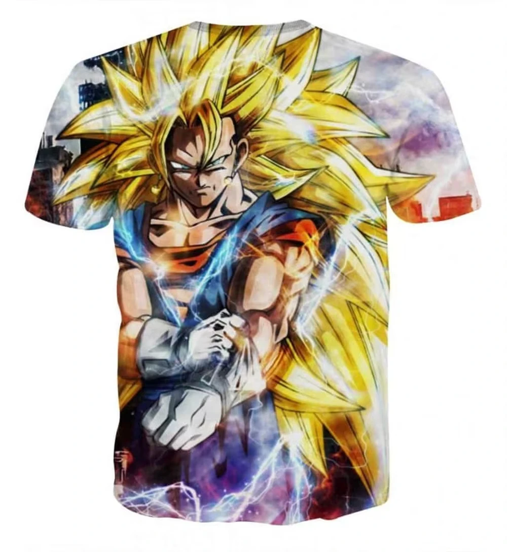 2026 Sommer Dragon Ball Retro Fitness T-Shirt Herren Oversized 3D-Druck Kurzarm Familien-Unisex Kinder-Sportshirt