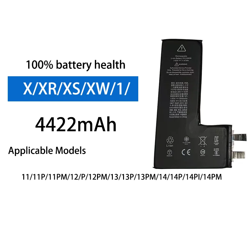 

3.7V 4422mAh Replacement Battery For Apple IPhone 11 Pro 12 Pro Max 13 Pro Max XS Max SE2