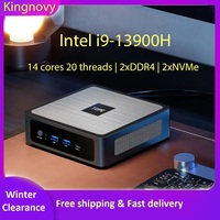 Topton 13th Gen Intel Core Gaming Mini PC i9 13900H i7 13700H i5 TOPC 2xDDR4 2xNVMe 2xLAN Windows 11 Pro Computer Desktop WiFi6E