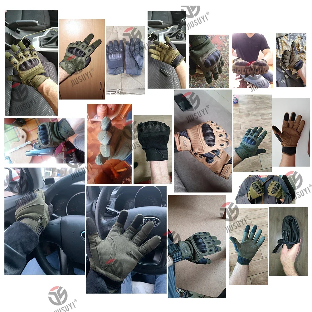 Touch Screen Tactical Gloves Paintball Airsoft Shooting Combat Anti-Skid Bicycle Cycling Hunting Hard Shell Full Finger Gloves