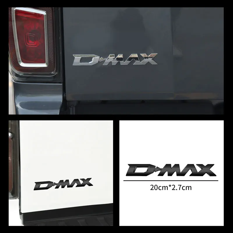 Adhesivo de Letra 3D en Plástico ABS para Isuzu D-MAX: Evaluación Completa del Sticker DMAX Vector